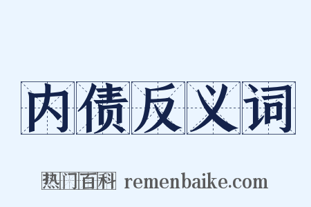 内债反义词是什么意思的图片